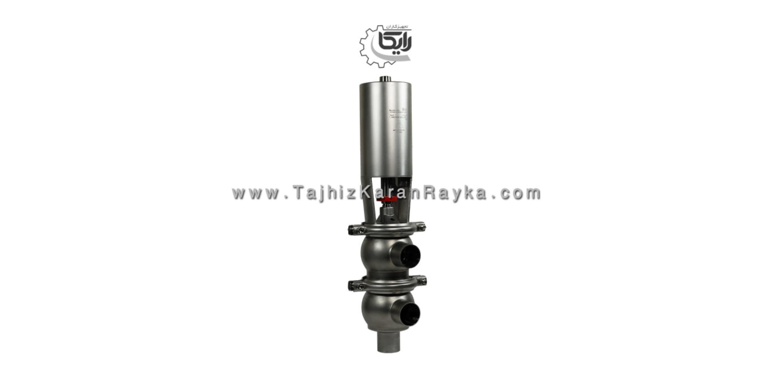 شیر چنج اور (Change Over) سه حالته استنلس استیل صنایع غذایی و دارویی