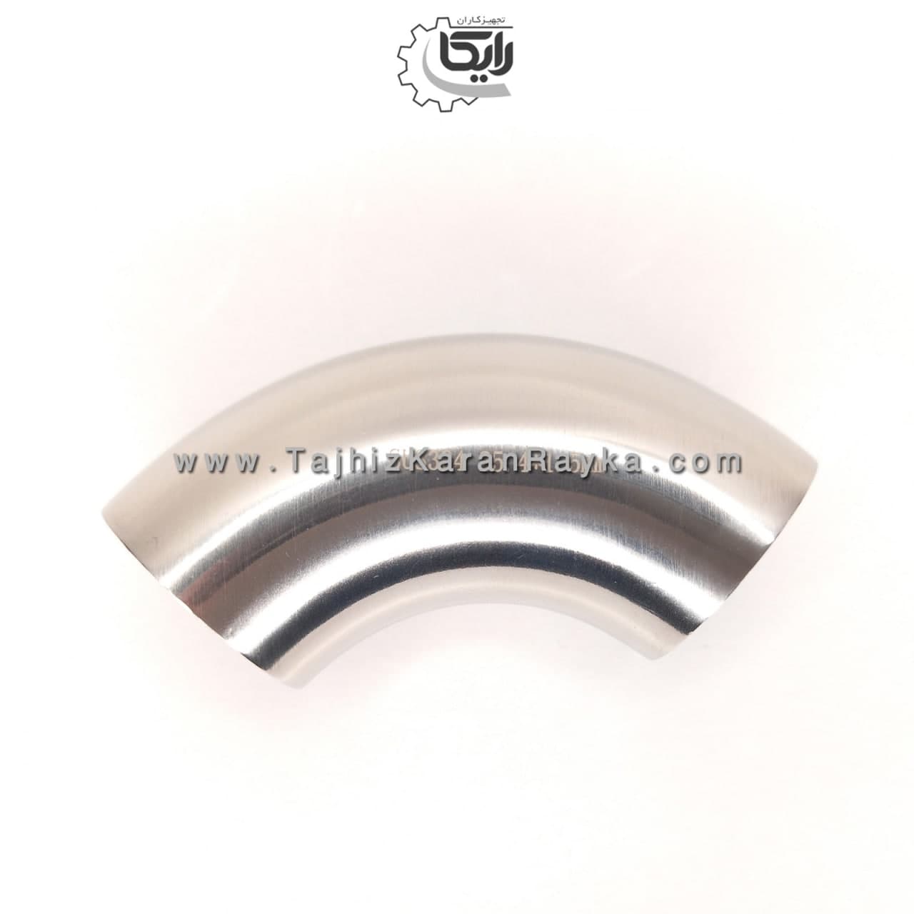 زانویی جوشی 45 درجه استنلس استیل صنایع غذایی و دارویی